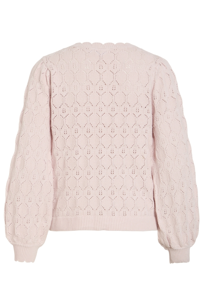 Vila roze dames vest | Achteraanzicht