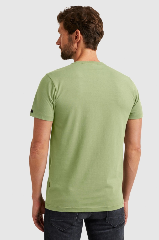 PME legend groene heren t-shirt | Model achteraanzicht