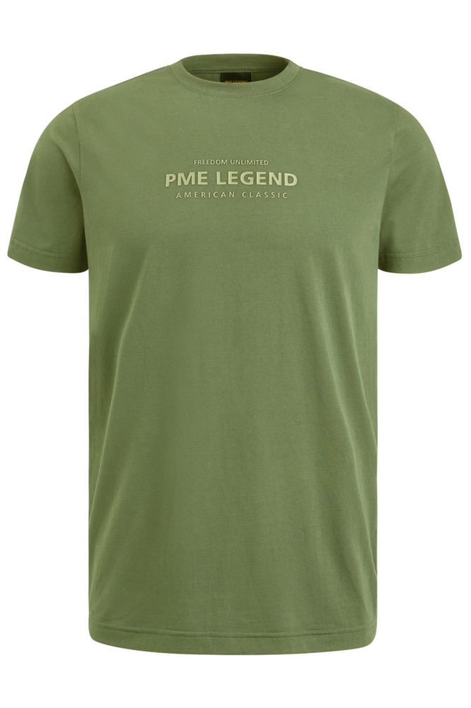 PME legend groene heren t-shirt | Vooraanzicht