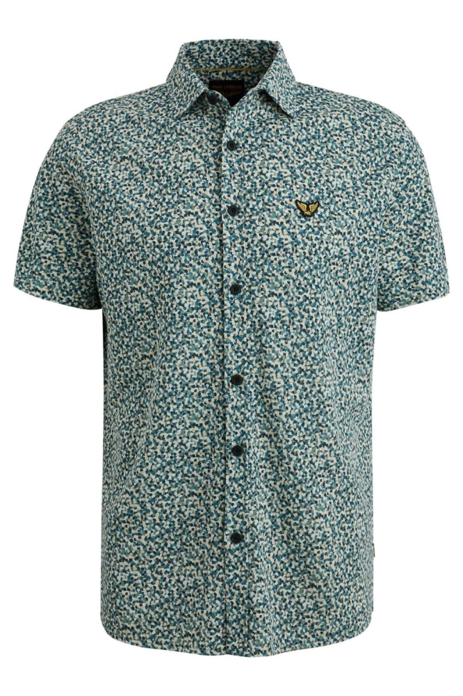 PME legend groene heren overhemd | Vooraanzicht