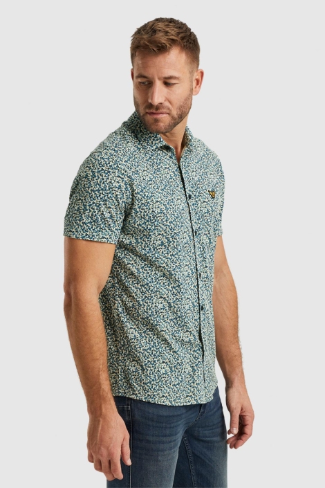 PME legend groene heren overhemd | Model vooraanzicht