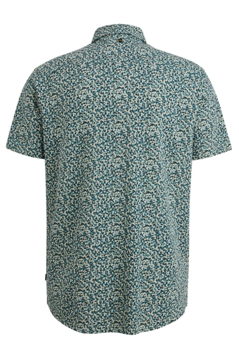 PME legend groene heren overhemd | Achteraanzicht