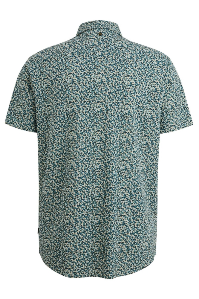 PME legend groene heren overhemd | Achteraanzicht