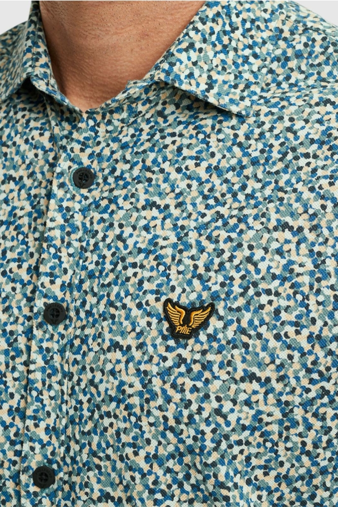 PME legend groene heren overhemd | Close up