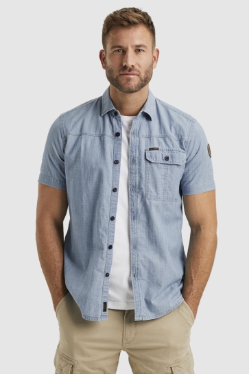 PME legend Overhemd OVERHEMD IN DENIM LOOK PSIS2404248 590