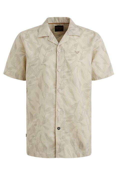 PME legend beige heren overhemd | Vooraanzicht
