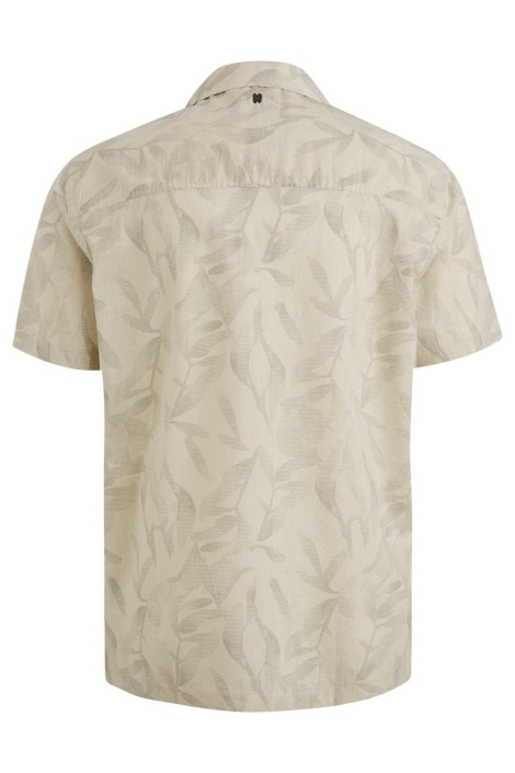 PME legend beige heren overhemd | Achteraanzicht