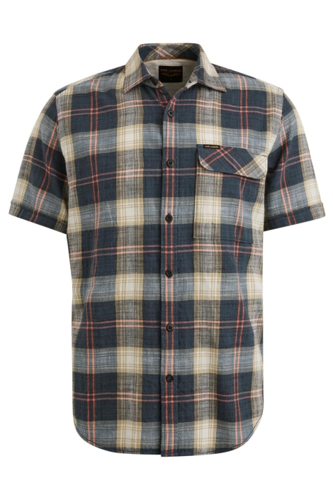 PME legend blauwe heren overhemd | Vooraanzicht