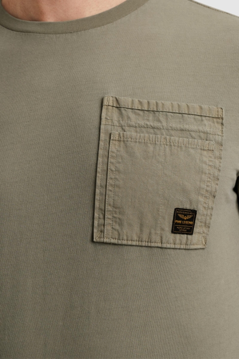 PME legend groene heren t-shirt | Kleurstaal