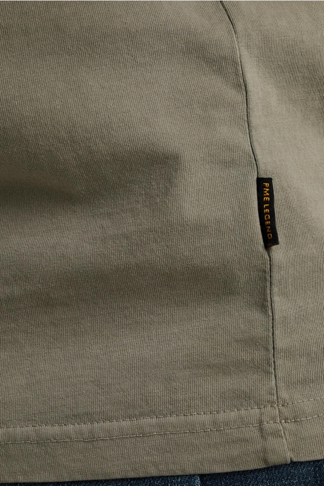 PME legend groene heren t-shirt | Close up