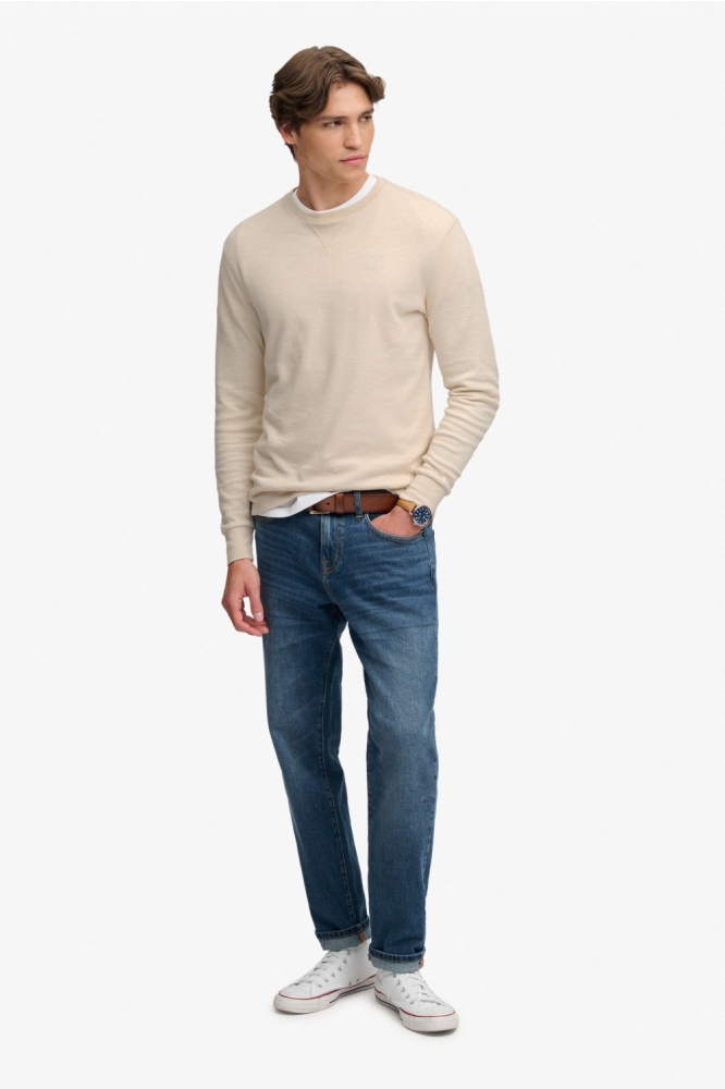 Superdry beige heren t-shirt | Model