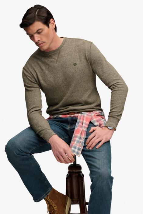 Superdry groene heren trui | Model
