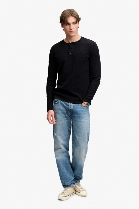 Superdry blauwe heren t-shirt | Model