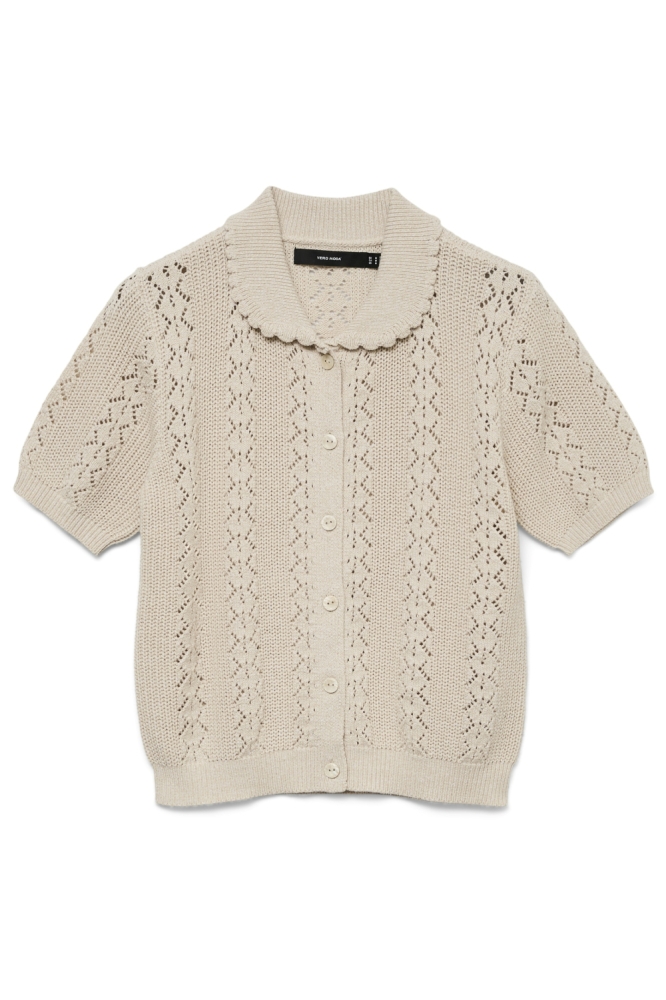 Vero Moda beige dames vest | Vooraanzicht
