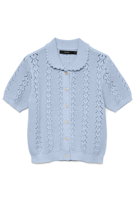 Vero Moda blauwe dames vest | Vooraanzicht