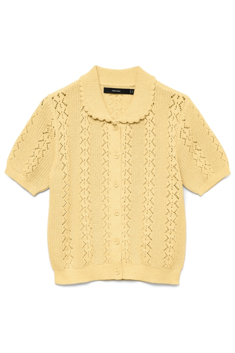 Vero Moda gele dames vest | Vooraanzicht