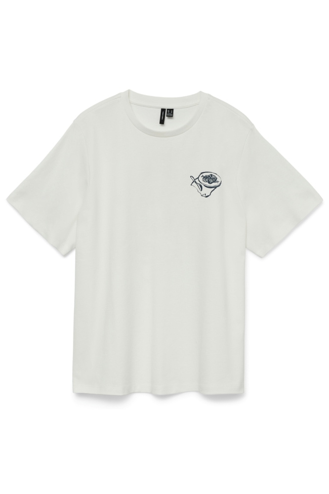 Vero Moda witte dames t-shirt | Vooraanzicht