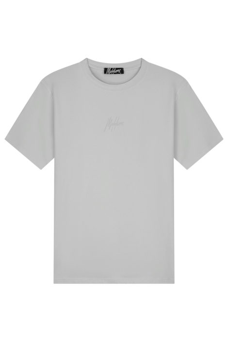 Malelions grijze heren t-shirt | Vooraanzicht