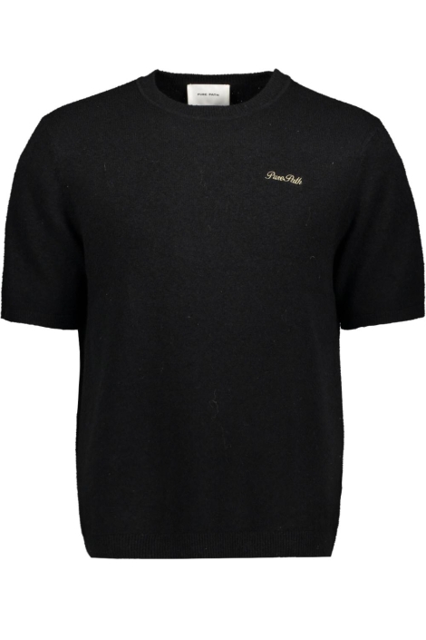 Pure Path zwarte heren trui | Vooraanzicht