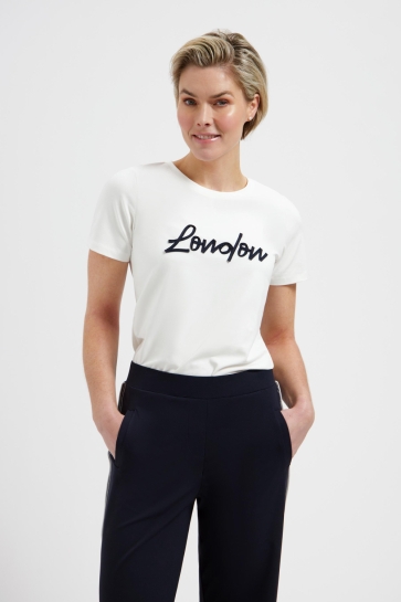 Lady Day l21 201 3046 city t shirt Wit