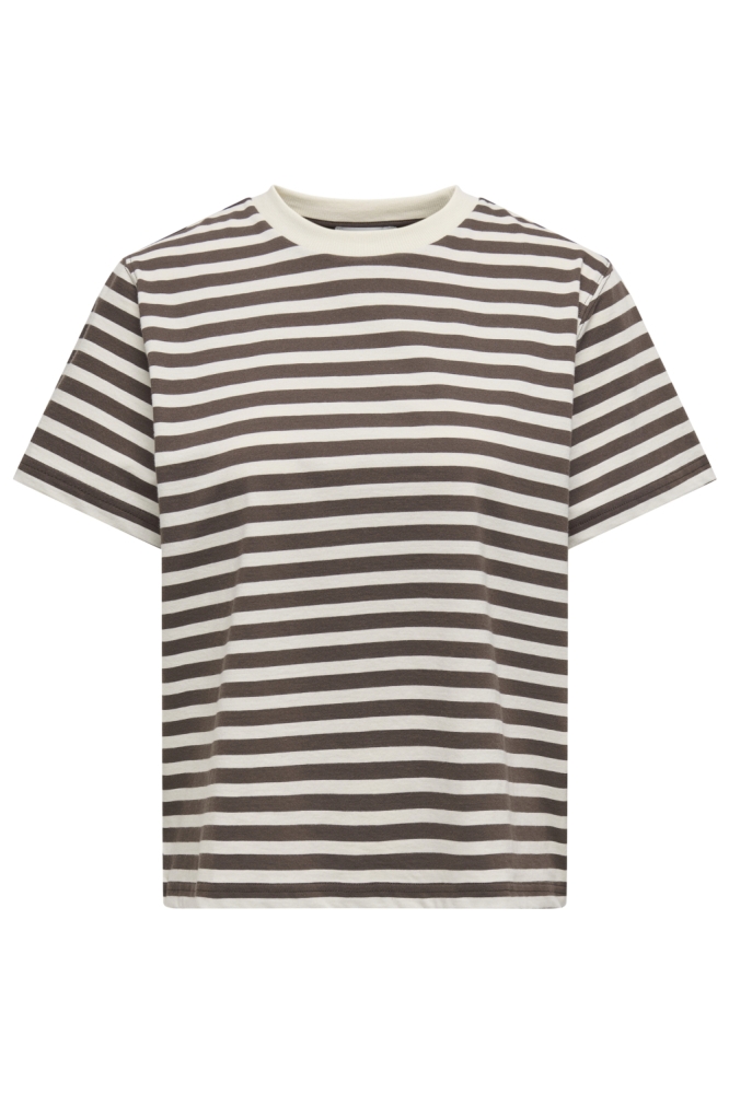 Only witte dames t-shirt | Vooraanzicht