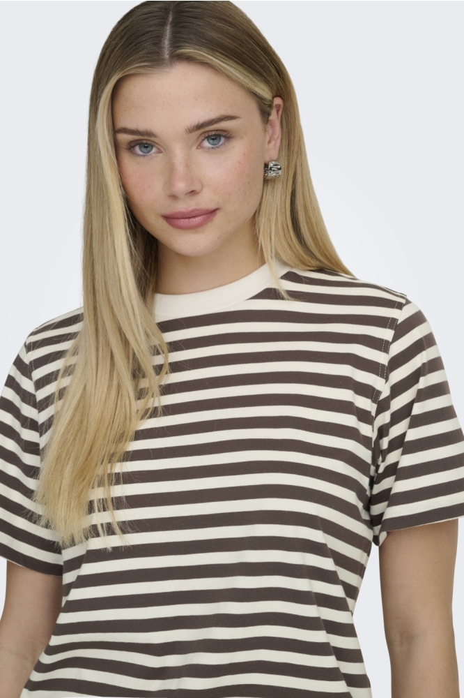 Only witte dames t-shirt | Close up