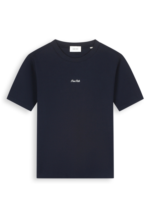 Pure Path blauwe heren t-shirt | Vooraanzicht
