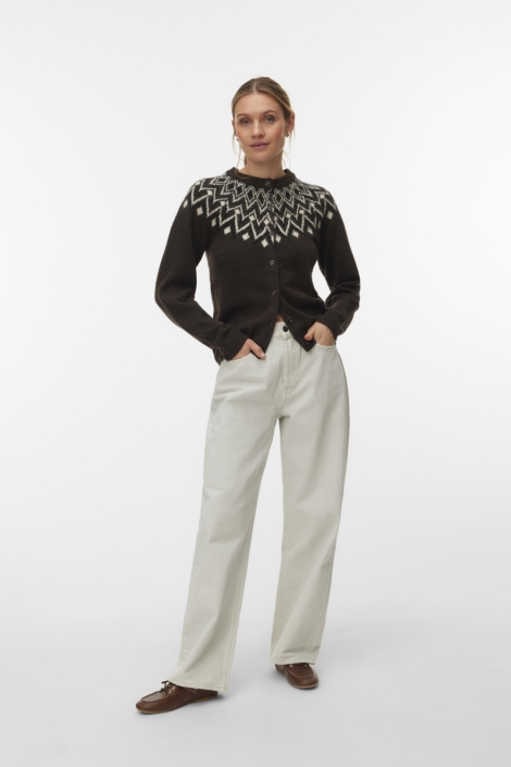 Vero Moda bruine dames vest | Model