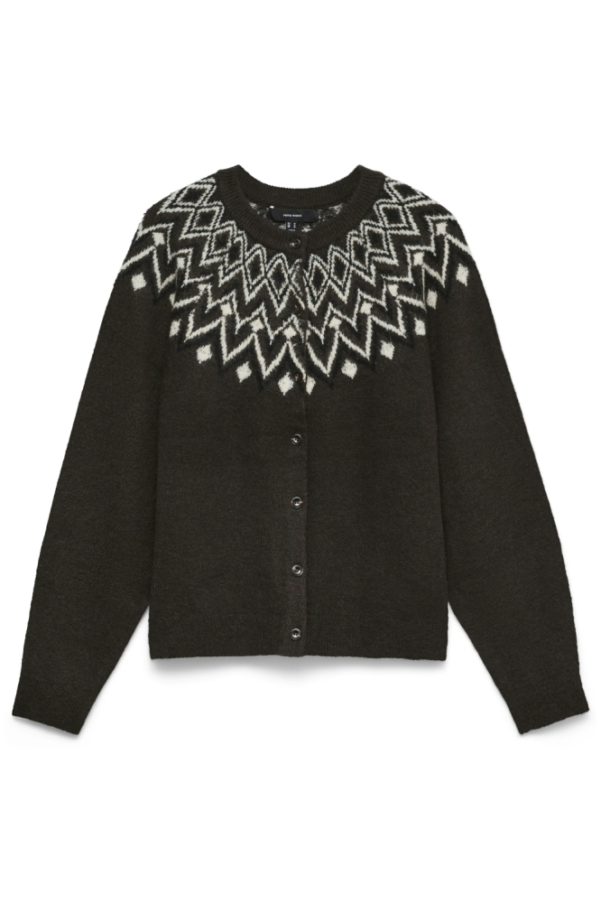 Vero Moda bruine dames vest | Vooraanzicht