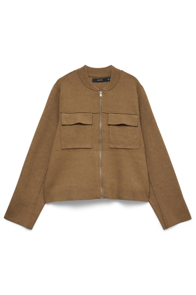 Vero Moda bruine dames vest | Vooraanzicht