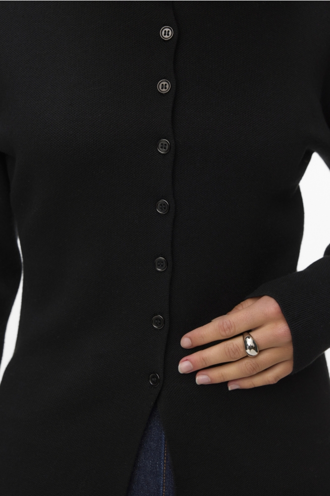 Vero Moda zwarte dames vest | Close up