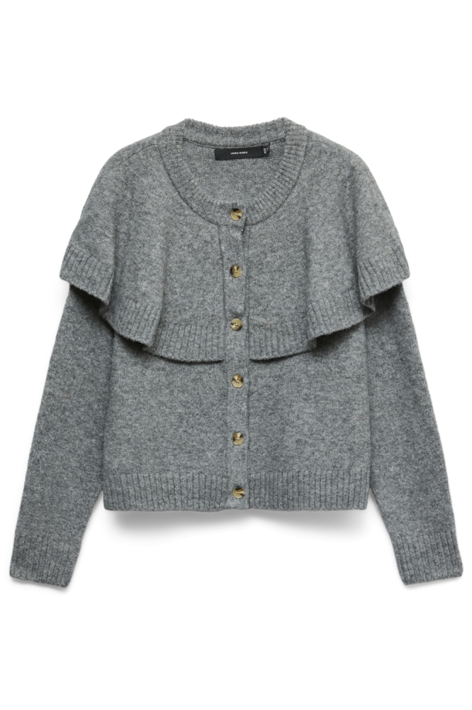 Vero Moda grijze dames vest | Vooraanzicht