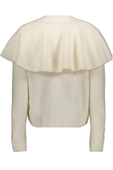 Vero Moda ecru dames vest | Achteraanzicht