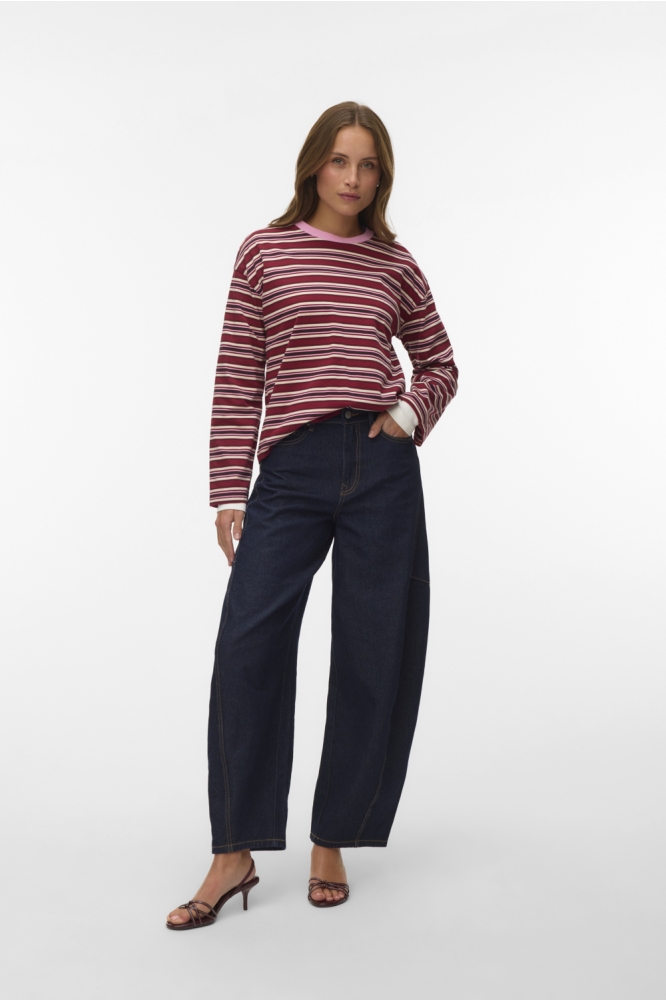 Vero Moda roze dames t-shirt | Model