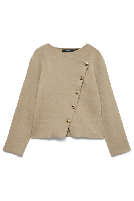 Vero Moda beige dames vest | Vooraanzicht