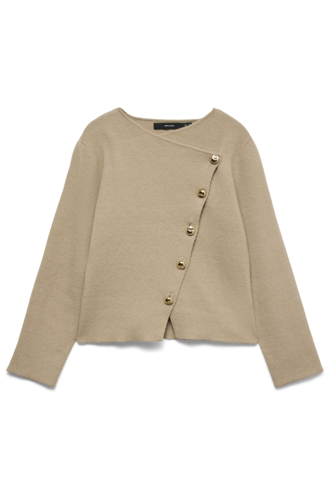 Vero Moda beige dames vest | Vooraanzicht
