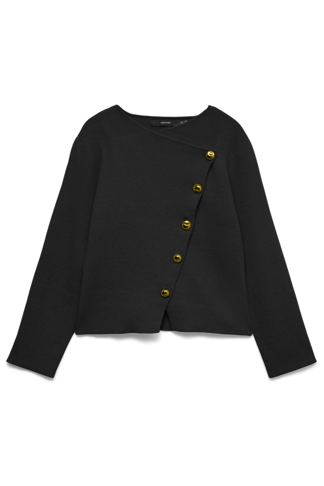 Vero Moda zwarte dames vest | Vooraanzicht