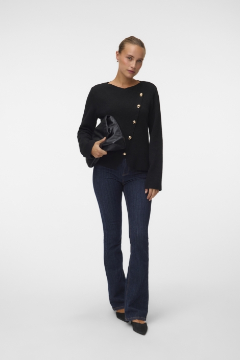 Vero Moda zwarte dames vest | Model