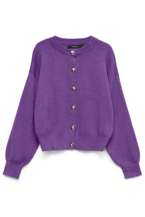 Vero Moda paarse dames vest | Model vooraanzicht