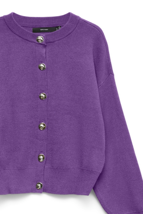Vero Moda paarse dames vest | Close up