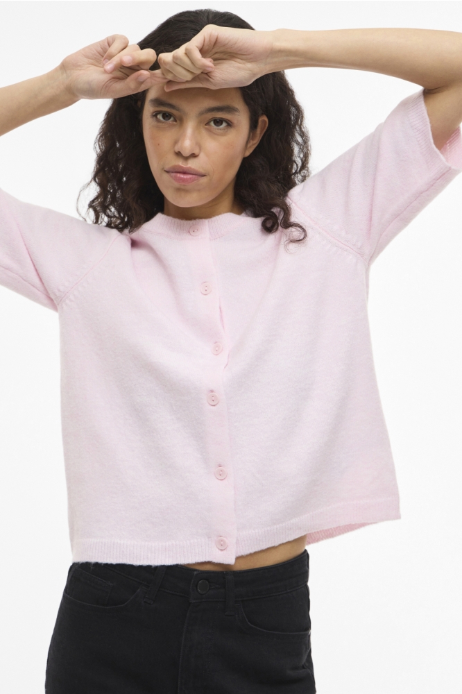 Vila roze dames vest | Close up