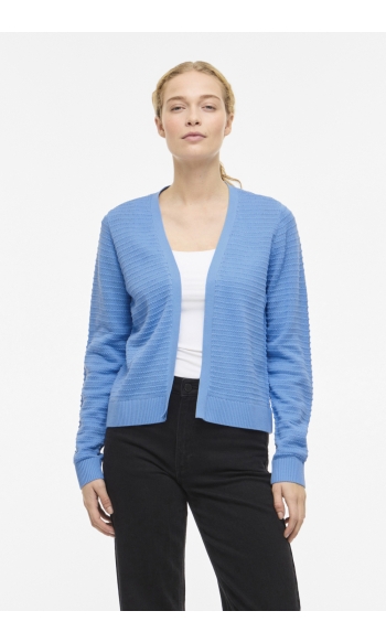 VILOLLO SHORT L/S KNIT CARDIGAN - N 14111561 ALL ABOARD