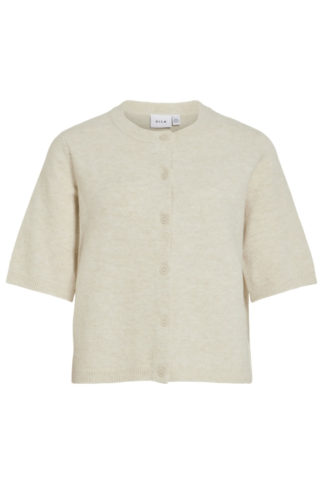 Vila beige dames vest | Vooraanzicht