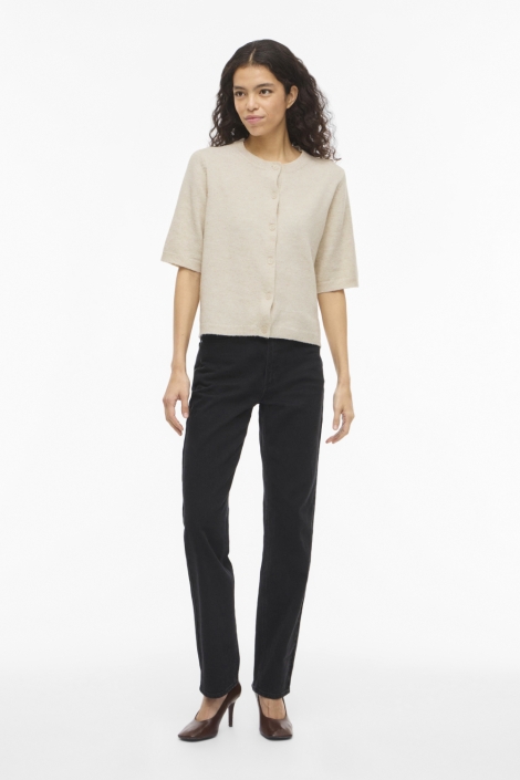 Vila beige dames vest | Model