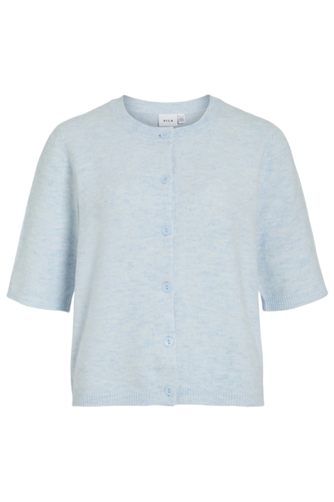 Vila blauwe dames vest | Vooraanzicht