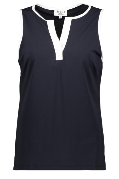 Zoso blauwe dames top | Vooraanzicht