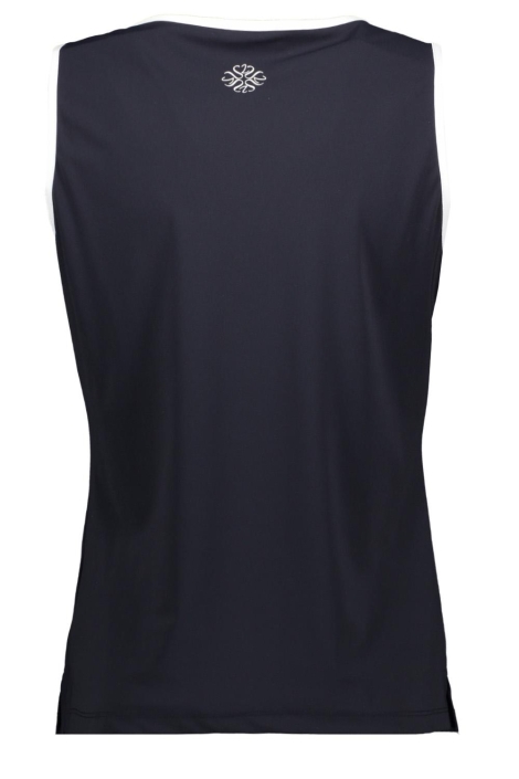 Zoso blauwe dames top | Achteraanzicht