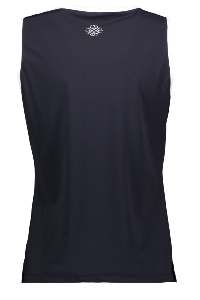 Zoso blauwe dames top | Achteraanzicht
