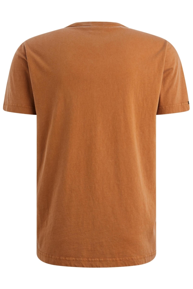 PME legend oranje heren t-shirt | Achteraanzicht