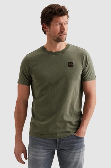 PME legend short sleeve r-neck special washed Groen